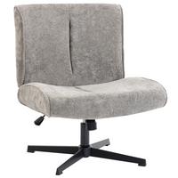 RELAXSESSEL drehbar aus Polyester Grau - Schwarz/Grau, Textil/Metall (63/90/75cm) - HOMCOM