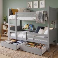 ETAGENBETT Frello 80x180 cm - Grau, Holz (80/180cm) - Selsey