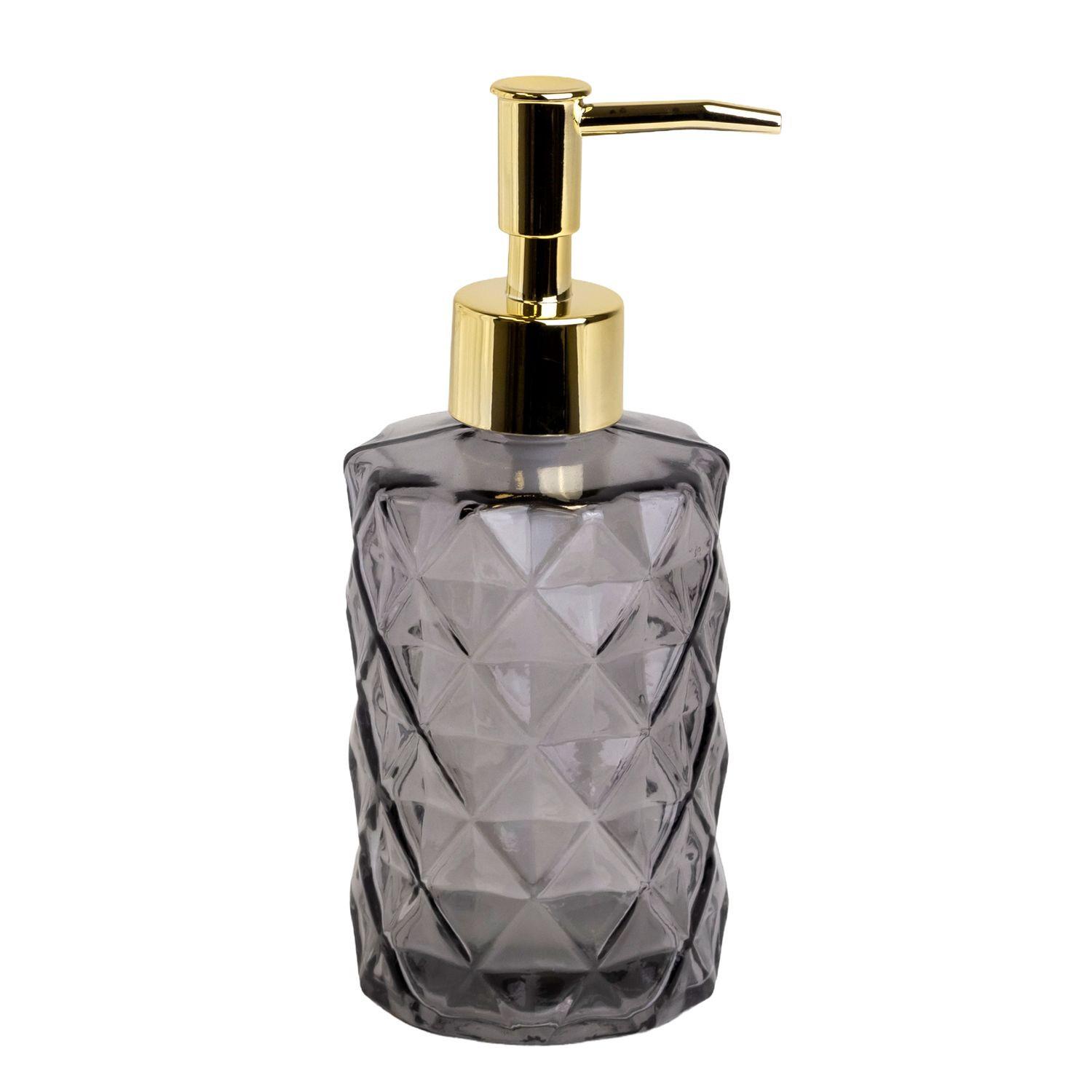 SEIFENSPENDER 310ml - Grau, Glas (7.2/18.2/8.2cm) - Intirilife