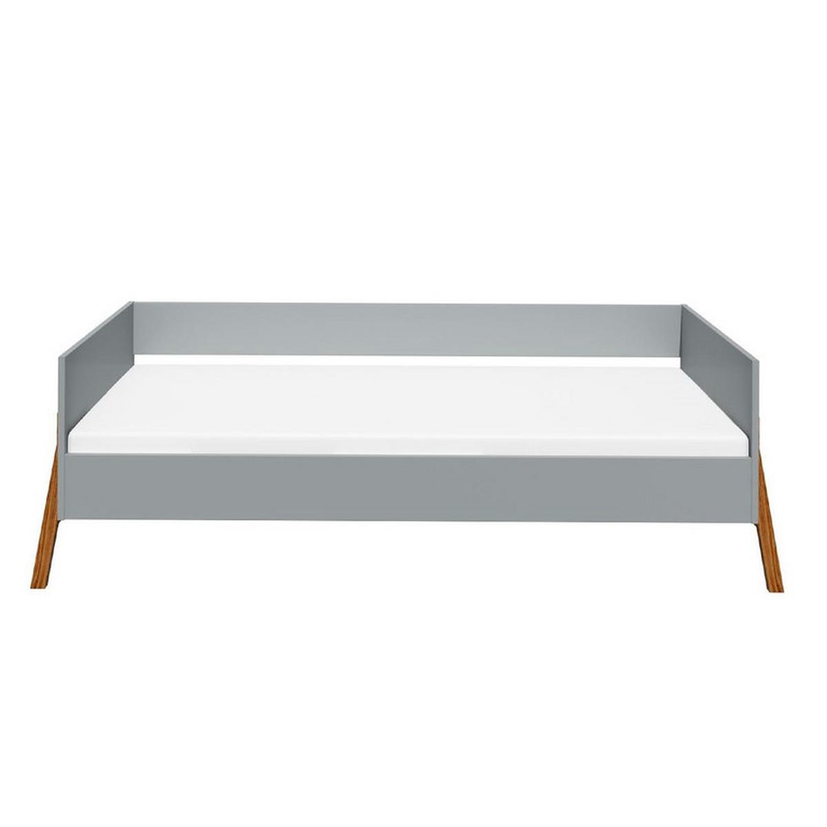 BETT Grau - Grau, Holzwerkstoff - Petits-meubles