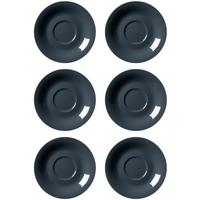 JUMBOUNTERTASSEN Doppio Anthrazit ø 17 cm 6er Set - Anthrazit, Keramik (17cm) - Ritzenhoff Breker