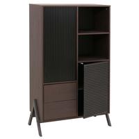 HOCHSCHRANK Braun - Braun, Holz (79/138/40cm) - MCW