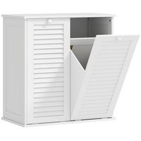 WÄSCHESCHRANK, 70 x 38 x 73 cm Weiß - Weiß, Holz (38/73/70cm) - HOMCOM