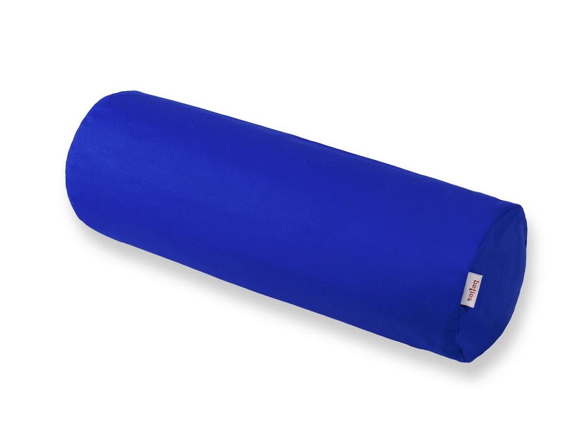 NACKENROLLENBEZUG Basic 100% Baumwolle royal 40/15 cm - Blau, Textil (15/40cm) - beties Heimtextil