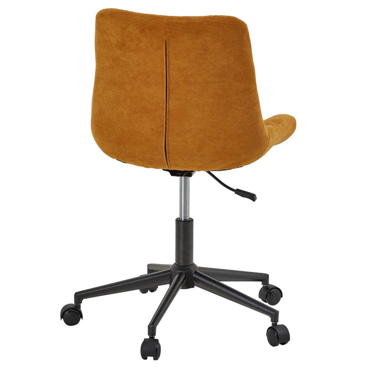 DREHSTUHL VASILO gelb - Gelb, Textil (54/80/61cm) - IDIMEX