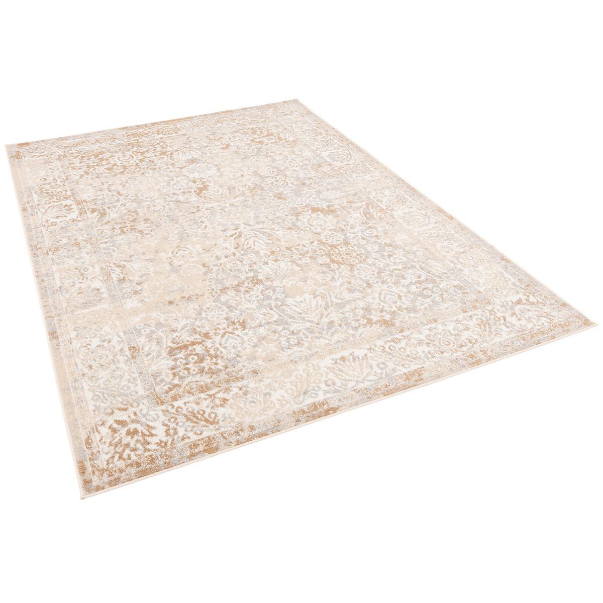 DESIGNER TEPPICH TAWIRA VINTAGE BORDÜRE - Beige, Textil (140/200cm) - Pergamon
