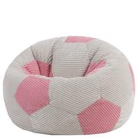 KINDERSITZSACK Fußball - Pink, Textil (76/48/76cm) - icon