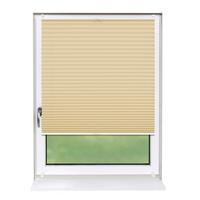 PLISSEE Basic 85 x 150cm Klemmfix ohne Bohren - Beige, Textil (85/150cm) - Deco-Raum