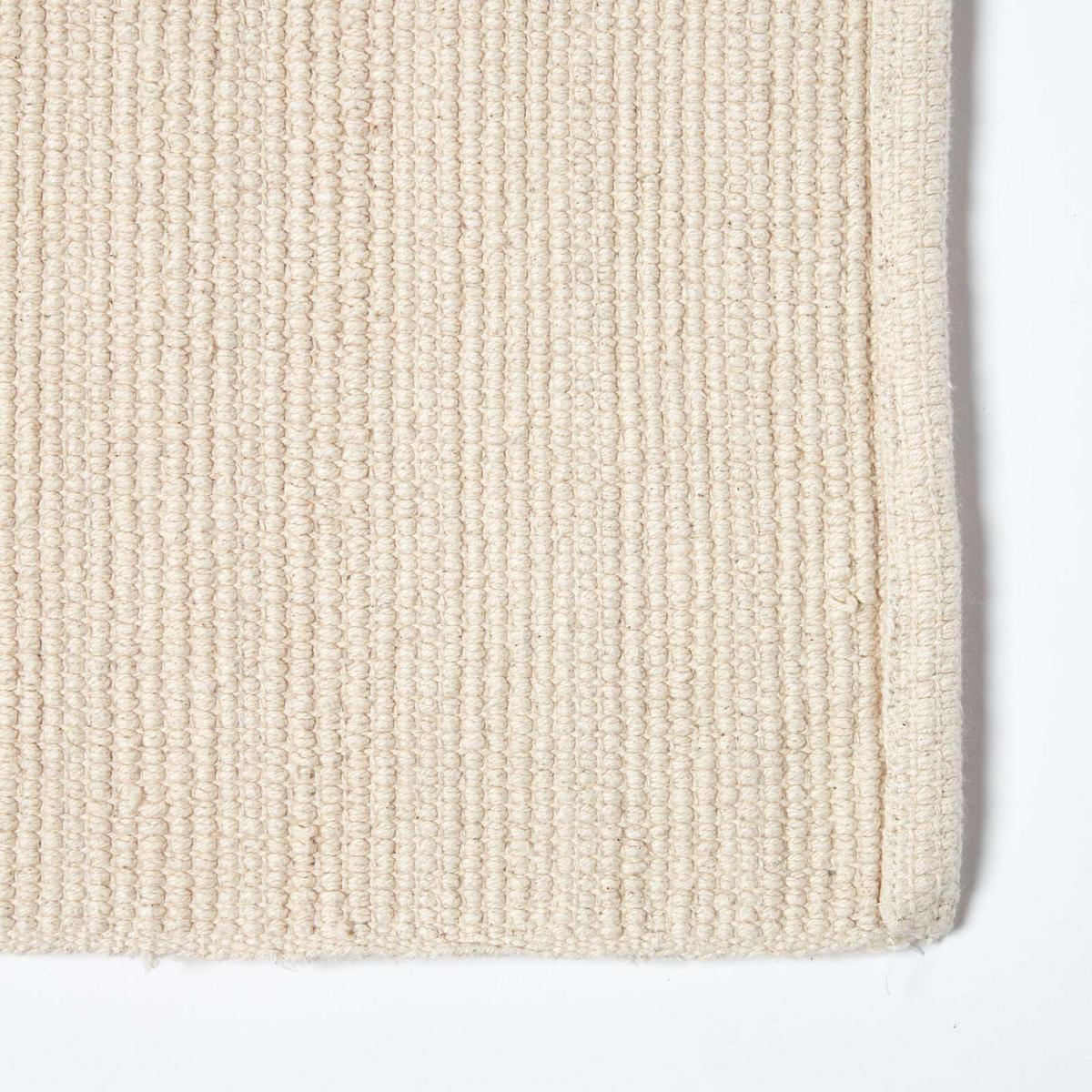 BADLÄUFER gerippt 50/100 cm, Baumwolle - Sandfarben, Textil (50/100cm) - Homescapes