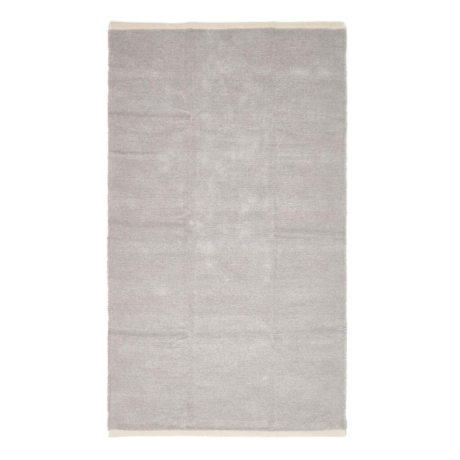 HANDWEBTEPPICH Chenille 45/70 cm - Hellgrau, Textil (45/70cm) - Homescapes