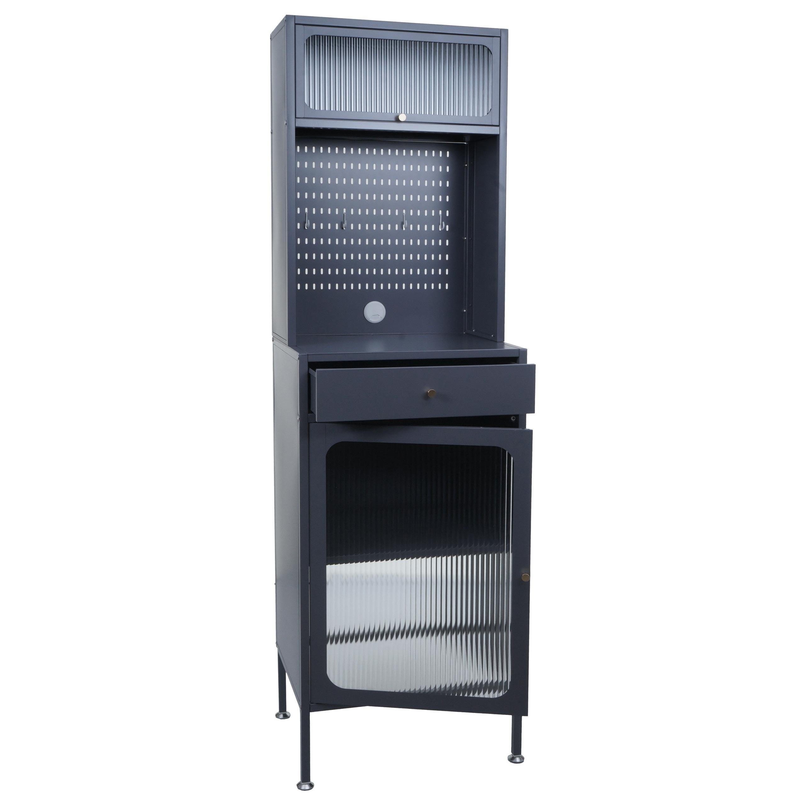 HIGHBOARD Anthrazit - Anthrazit, Metall (54/182/40cm) - MCW