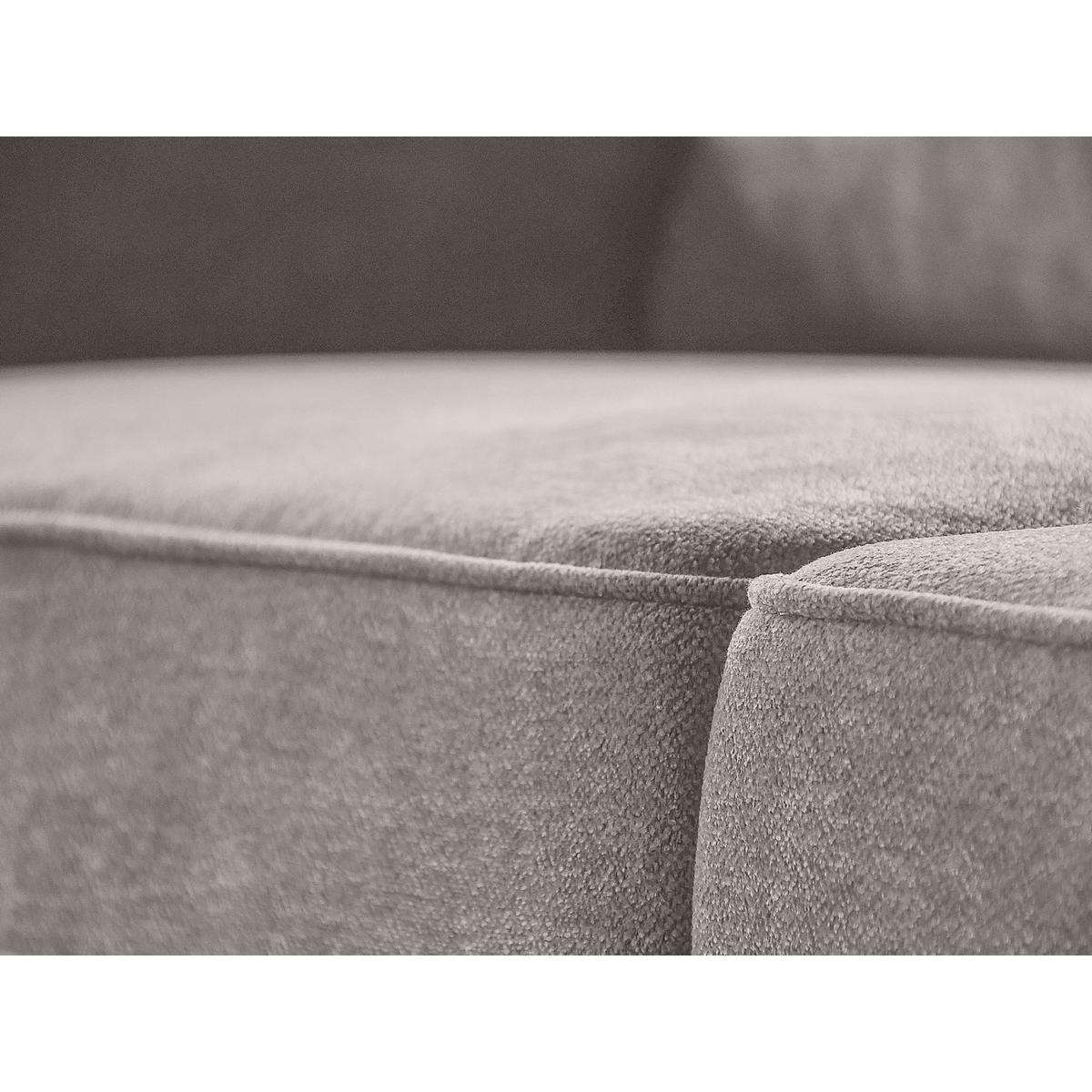 ECKSOFA Parma ohne Schlaffunktion cappuccino links - Schwarz/Cappuccino, Textil (314/224cm) - Beautysofa
