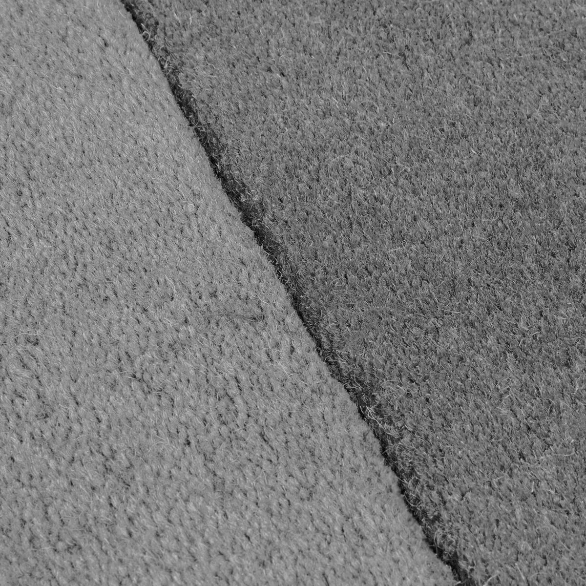 WOLLTEPPICH HALLEIN, abstrakt, aus Wolle, Grau, 120 x 180 cm - Grau, Textil (180/120cm) - KADIMA DESIGN