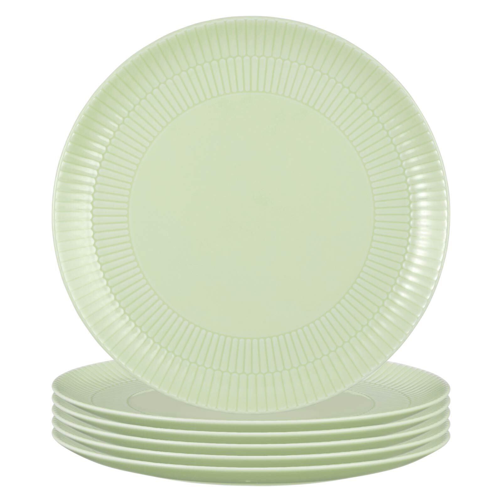 SPEISETELLER Amina Seladon ø 27,8 cm 6er Set - Grün, Keramik (27.8cm) - Seltmann Weiden