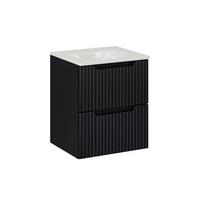 WASCHTISCH 50cm Riva Schwarz - Schwarz, Holzwerkstoff (50/57/40cm) - Petits-meubles
