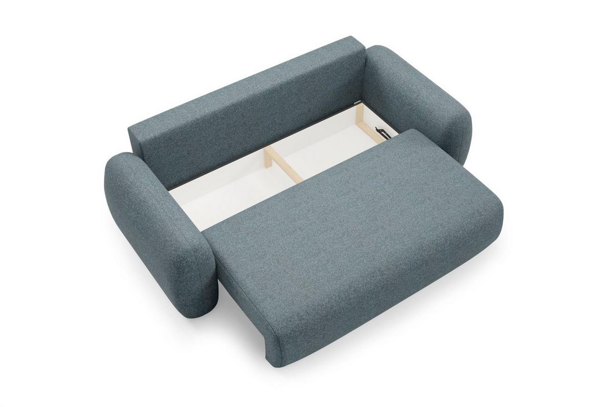 SCHLAFSOFA Gaston - Anthrazit, Holzwerkstoff/Textil (266/95/110cm) - Fun Möbel