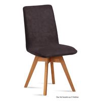 ESSZIMMERSTUHL drehbar (8er-Set) Donni 47x92x60 Eiche geölt/Espresso - Eichefarben/Dunkelbraun, Kunststoff (60/92/47cm) - 58aufmkessel