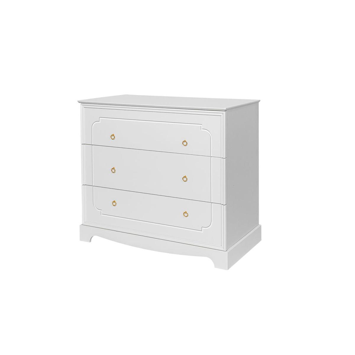 BABYZIMMER 3-teilig Royal Weiß - Weiß, Holzwerkstoff (78/97/149cm) - Petits-meubles
