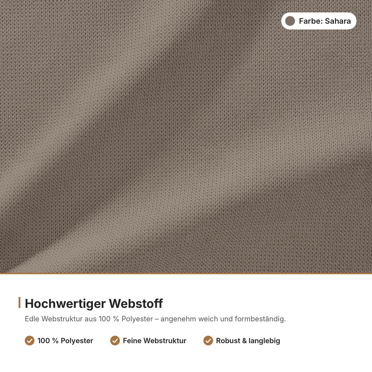 POLSTERBETT Dalas Sahara 120 x 200 x 40 cm Stauraum Mit hochwertiger Matratze H2 (bis 100 kg) und Lattenrost - Sahara, Holz (120/200cm) - Halmon Schlafkomfort Betten 