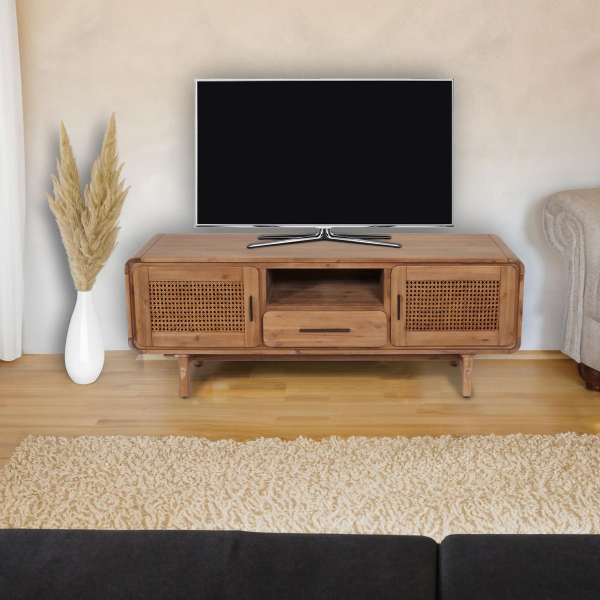 TV-RACK Braun - Braun, Holz (160/60/45cm) - MCW