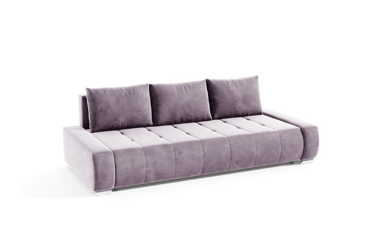 SCHLAFSOFA Vogar In Monolith - Violett, Holzwerkstoff/Textil (240/85/110cm) - Fun Möbel