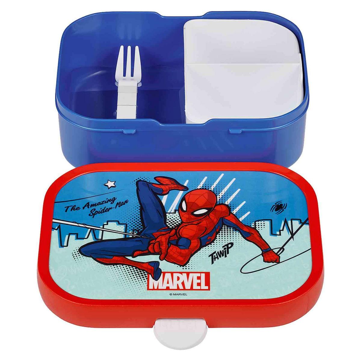 BROTDOSE Campus Spiderman 700 ml - Blau/Rot, Kunststoff (13.2/6.1/17.8cm) - Mepal