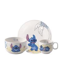 KINDERGESCHIRR-SET Disney Stitch bunt 3-tlg. - Multicolor, Keramik (13.3/23.2/26.6cm) - Villeroy & Boch