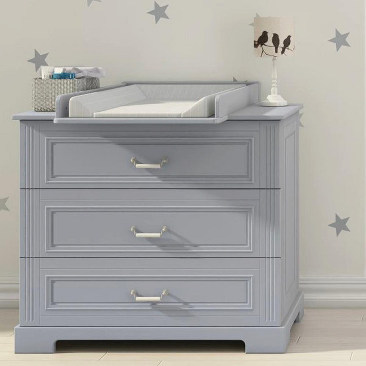 KOMMODE Grau - Grau, Holzwerkstoff (102/90/51cm) - Petits-meubles