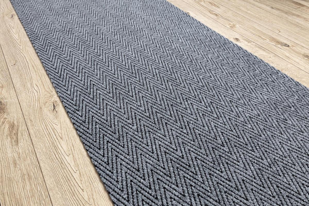 TÜRMATTE rutschfest 100/300 cm - Grau, Textil (100/300cm) - rugsX