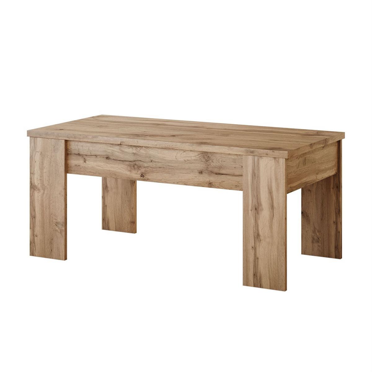 COUCHTISCH APERTO ausklappbar - Eiche Wotan, Holzwerkstoff (100/45/50cm) - Lookway