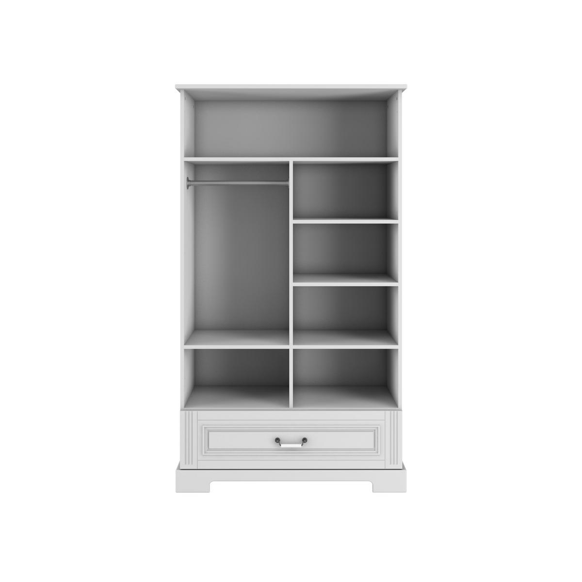 KINDERKLEIDERSCHRANK Ines, 2-türig – ideal für das Kinderzimmer Weiß - Weiß, Holzwerkstoff (102/180/51cm) - RAUMHIRSCH FURNITURE