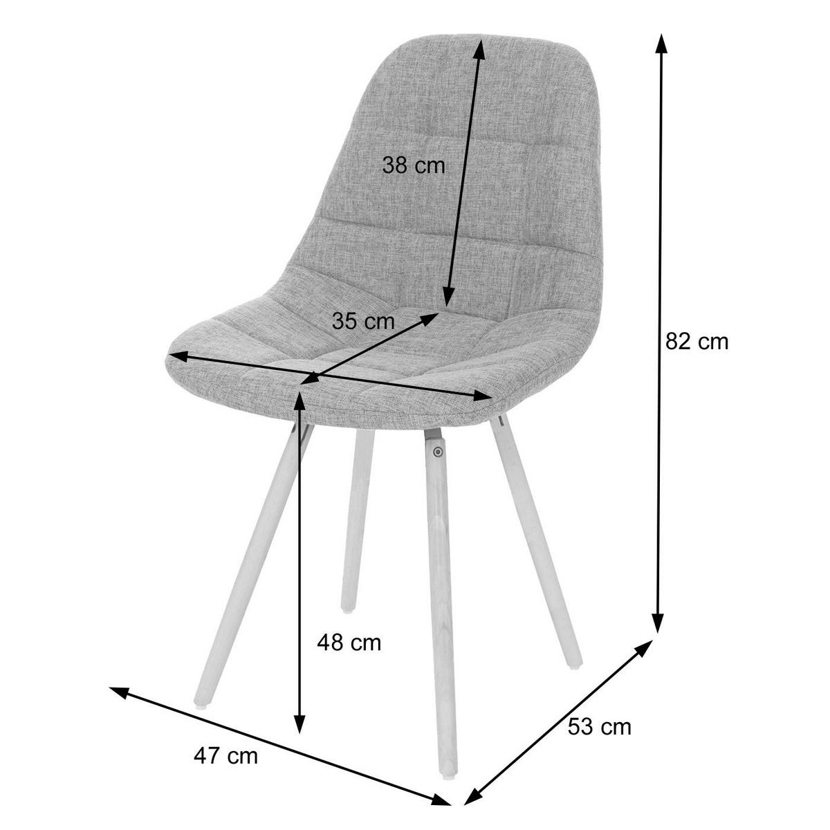 ESSZIMMERSTUHL Braun - Braun, Textil (47/82/53cm) - MCW