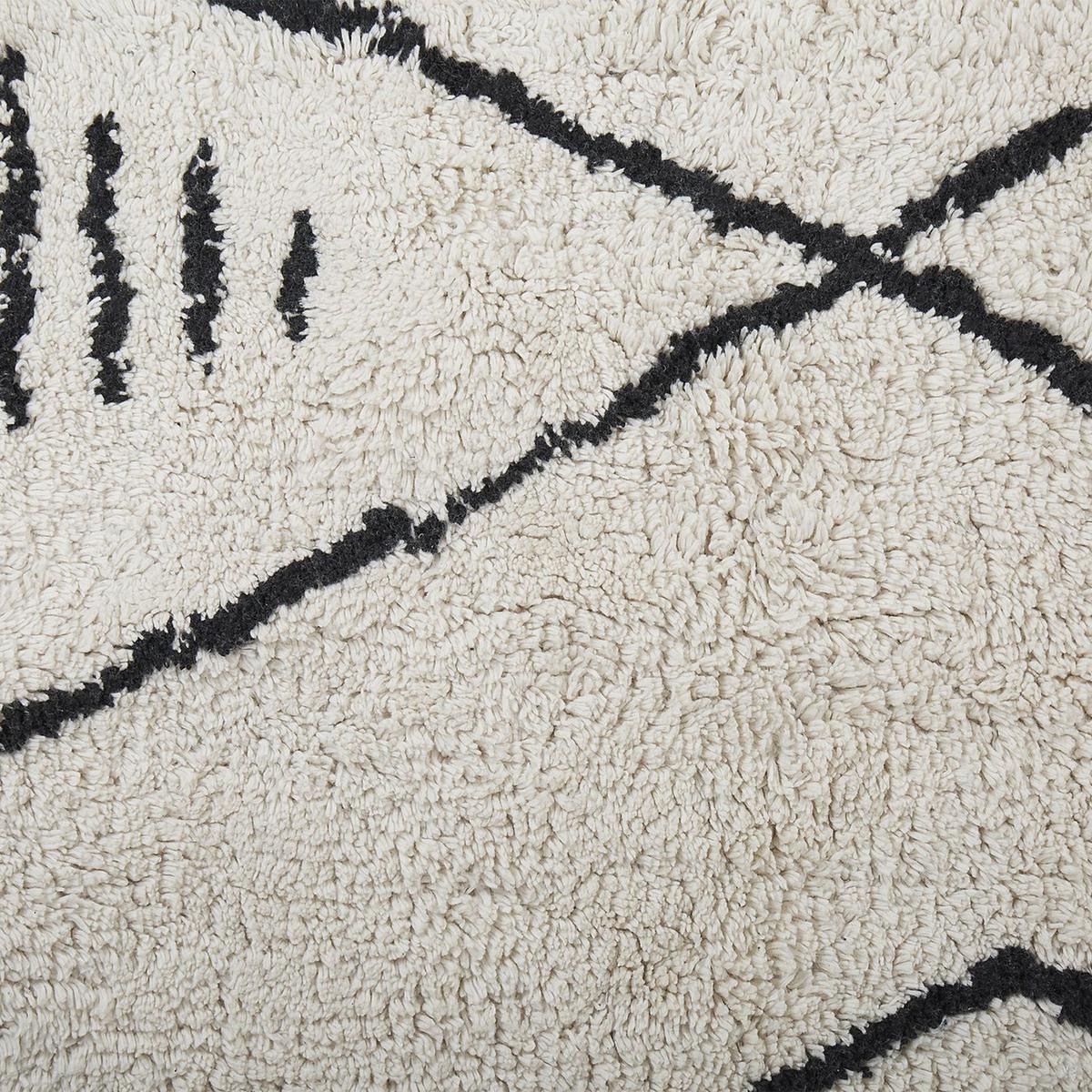KURZFLOR-TEPPICH Kebir 200/140 cm - Weiß, Textil (140/200cm) - Beliani