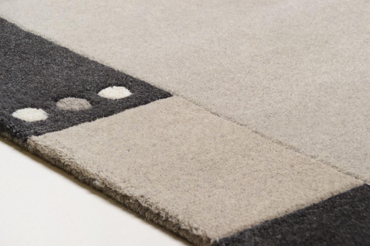 TUFTTEPPICH Napura 160x230 cm - Grau, Textil (160/230cm) - THEKO