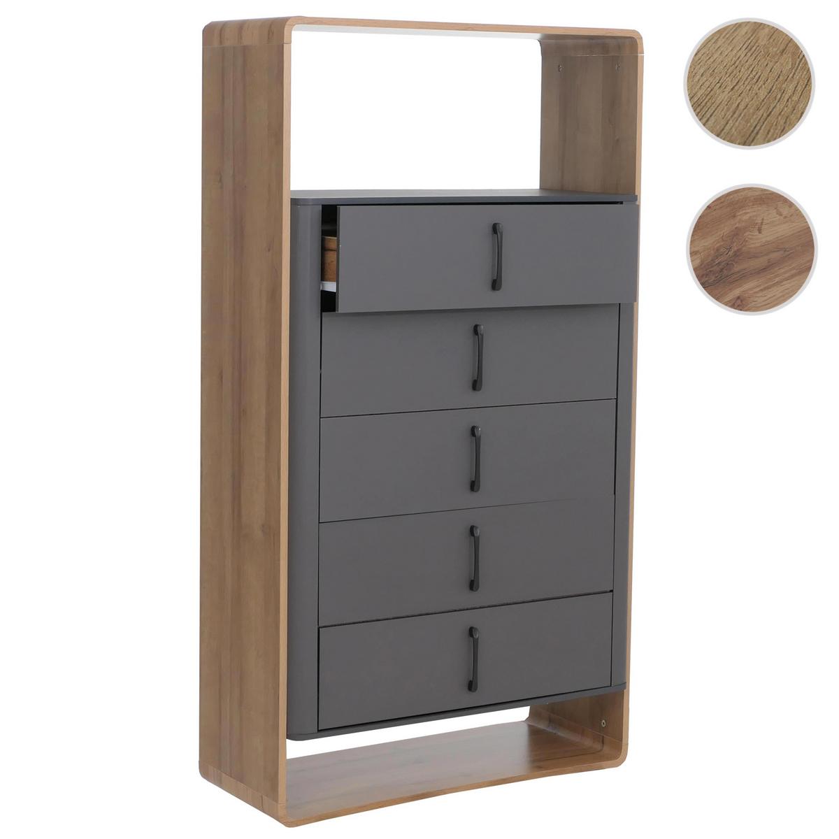 HIGHBOARD Dunkelgrau - Dunkelgrau, Holz (80/155/41cm) - MCW