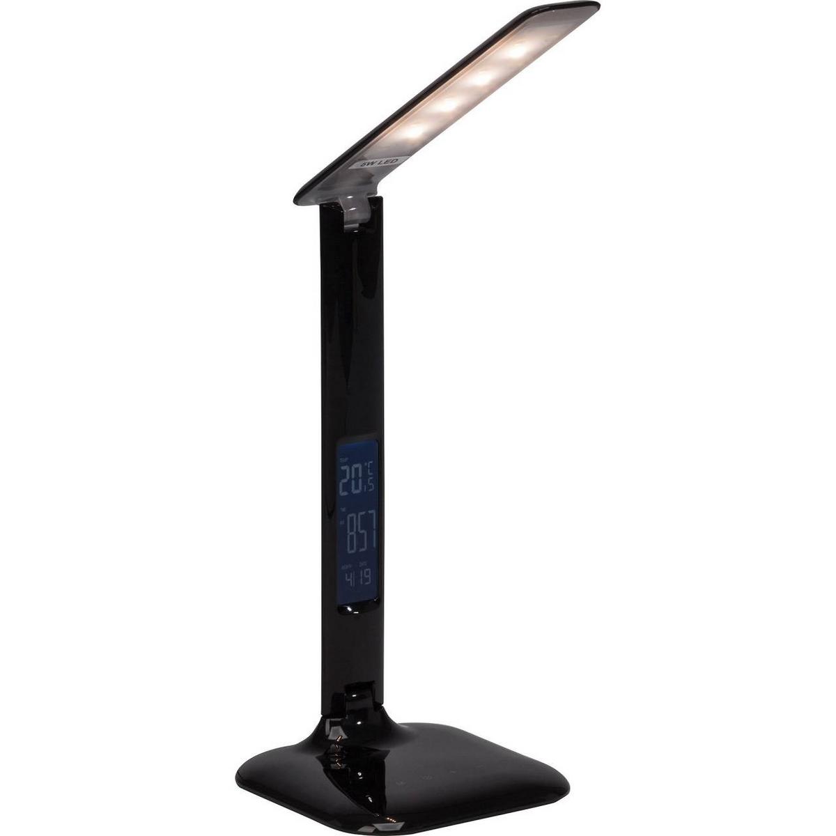 SCHREIBTISCHLEUCHTE Glenn G94871/06 - Schwarz, Metall (15/15/55cm) - Brilliant