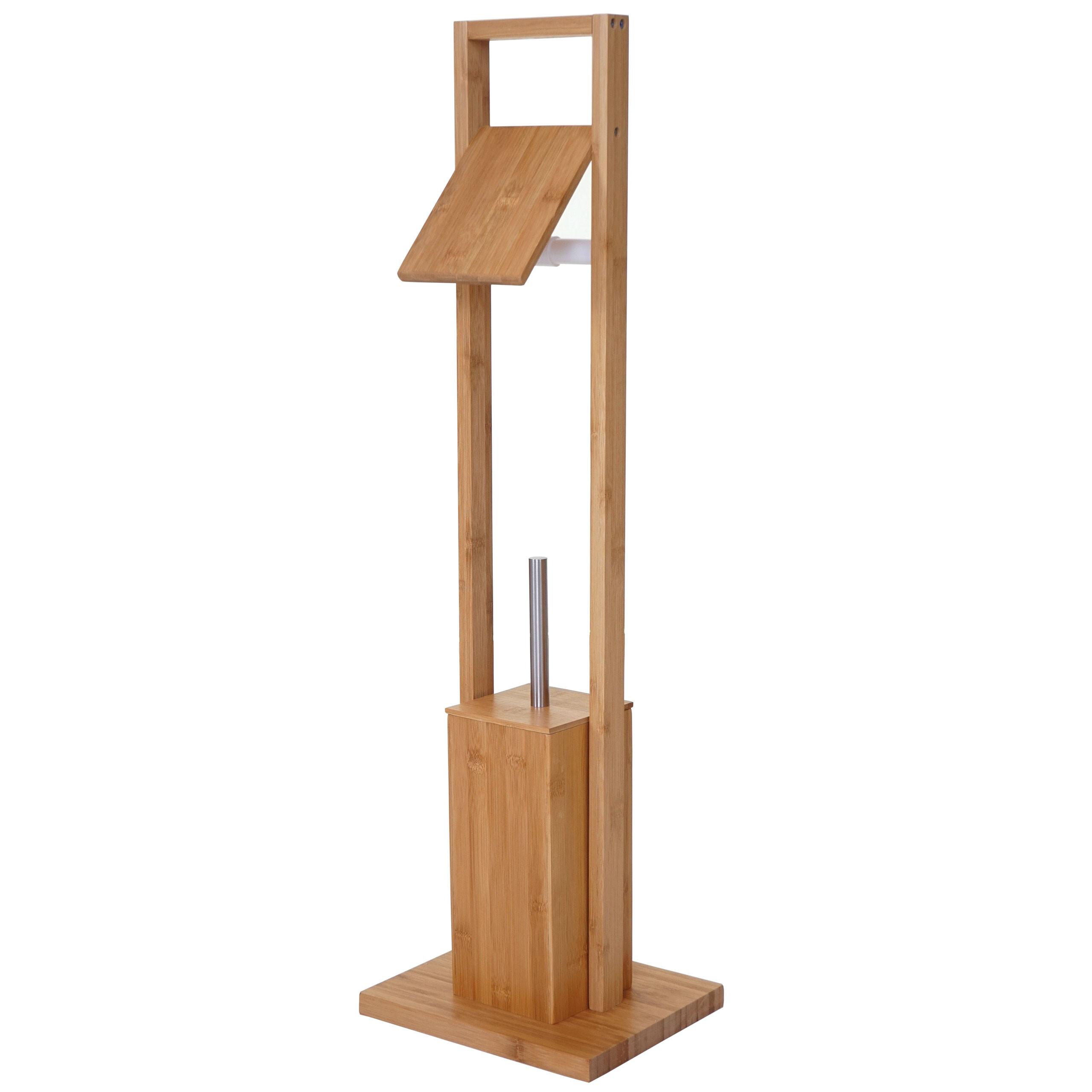 WC-PAPIERHALTER Braun - Braun, Holz (24/83/20cm) - MCW