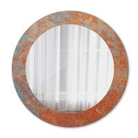 SPIEGEL Ø60 cm Rund mit Aufdruck - Orange, Glas (60/60/0.4cm) - TULUP