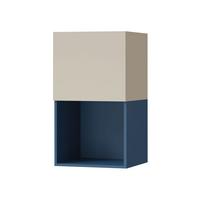 HÄNGESCHRANK Lorin LO14 - Kaschmir/Blau, Holzwerkstoff (45/78/40cm) - MIRJAN24