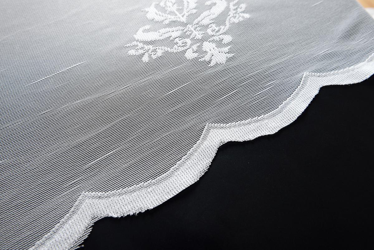 VORHANG BLUMENMUSTER HxB 245x300 cm Weiß - Weiß, Textil (300/245cm) - Gardinenbox
