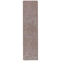 STREIFENBERBER TEPPICH LÄUFER LINES MELIERT - Braun/Grau, Textil (100/100cm) - Snapstyle