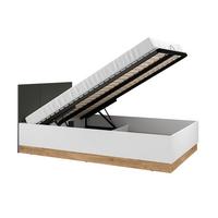 BOXBETT 120/200 Ronan Weiß - Weiß, Holzwerkstoff (120/200cm) - Petits-meubles