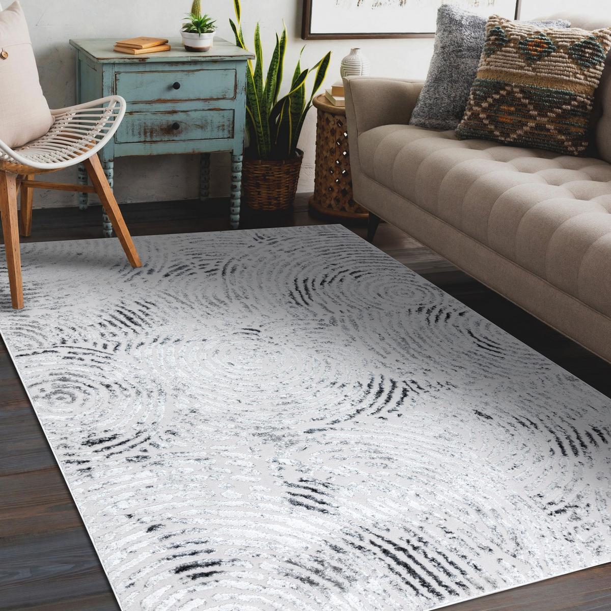 TEPPICH Mefe 80/150 cm - Grau, Textil (80/150cm) - rugsX