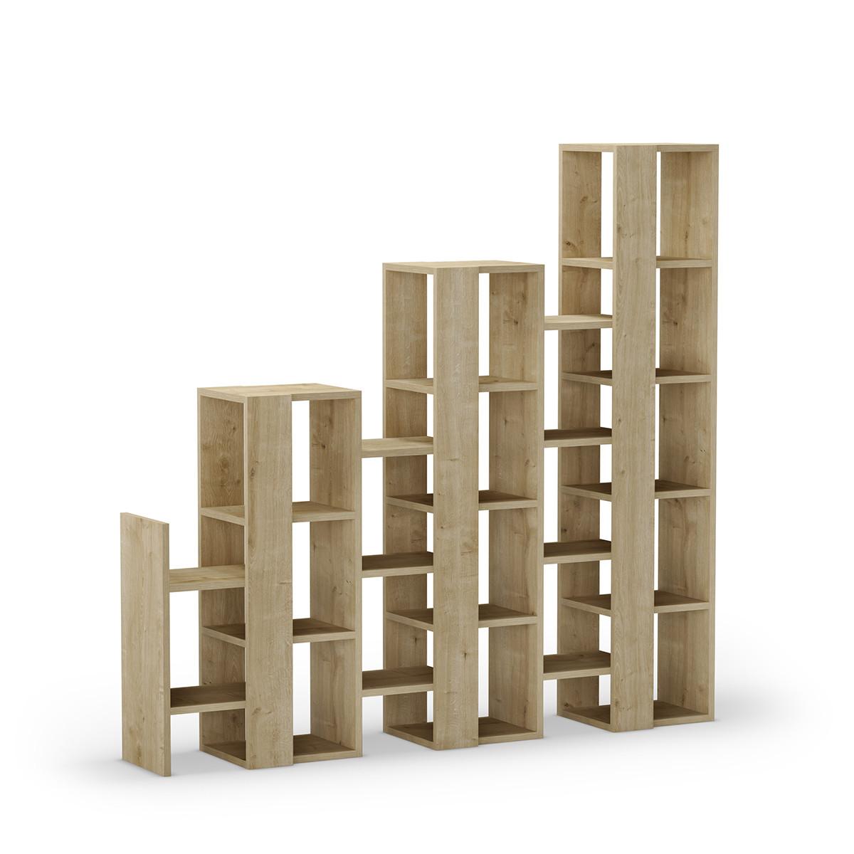 REGAL Trenner Anissa - H151 cm - Eichefarben, Holzwerkstoff (29/151/31.1cm) - Calicosy