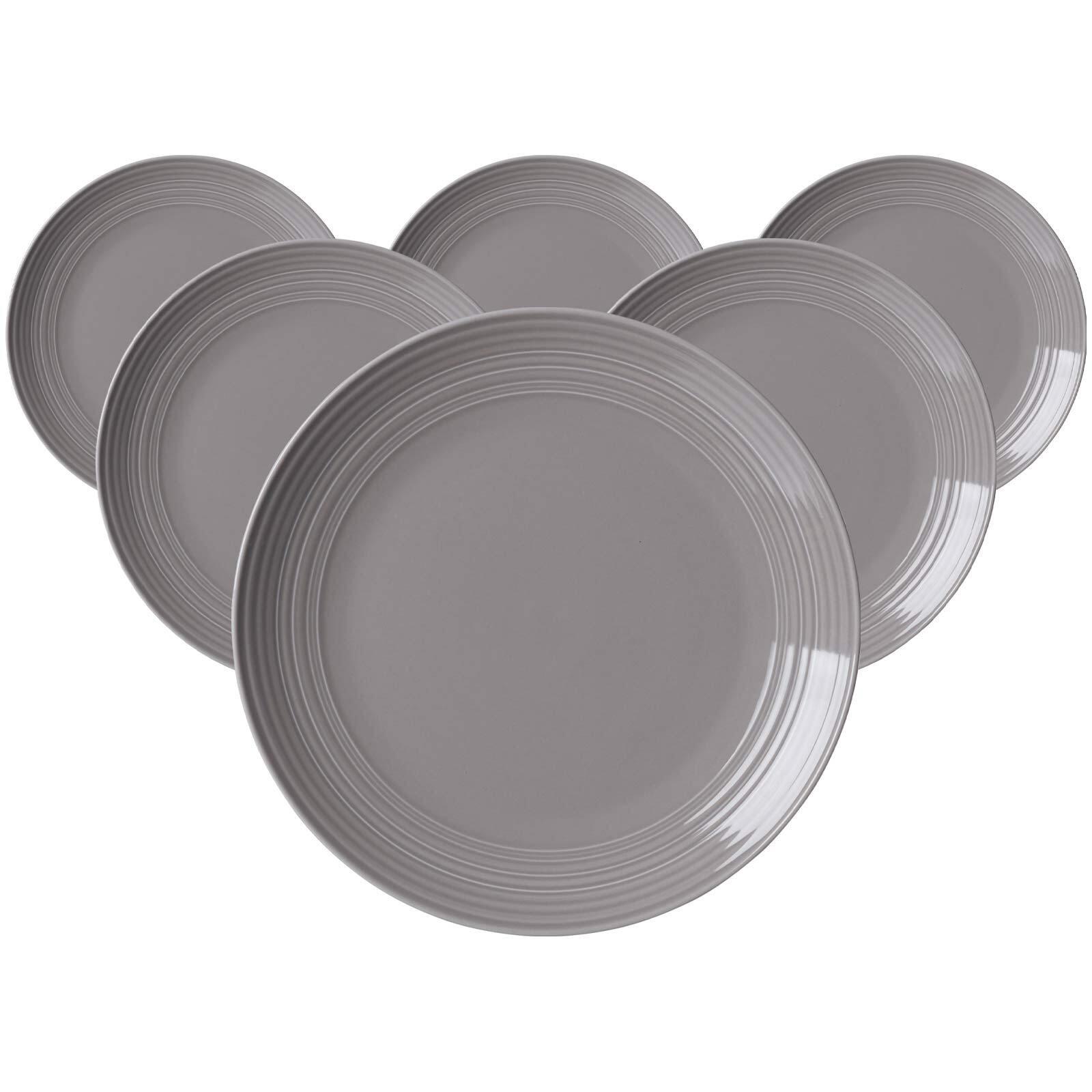 SPEISETELLER Levi Grau ø 27 cm 6er Set - Grau, Keramik (27cm) - Ritzenhoff Breker