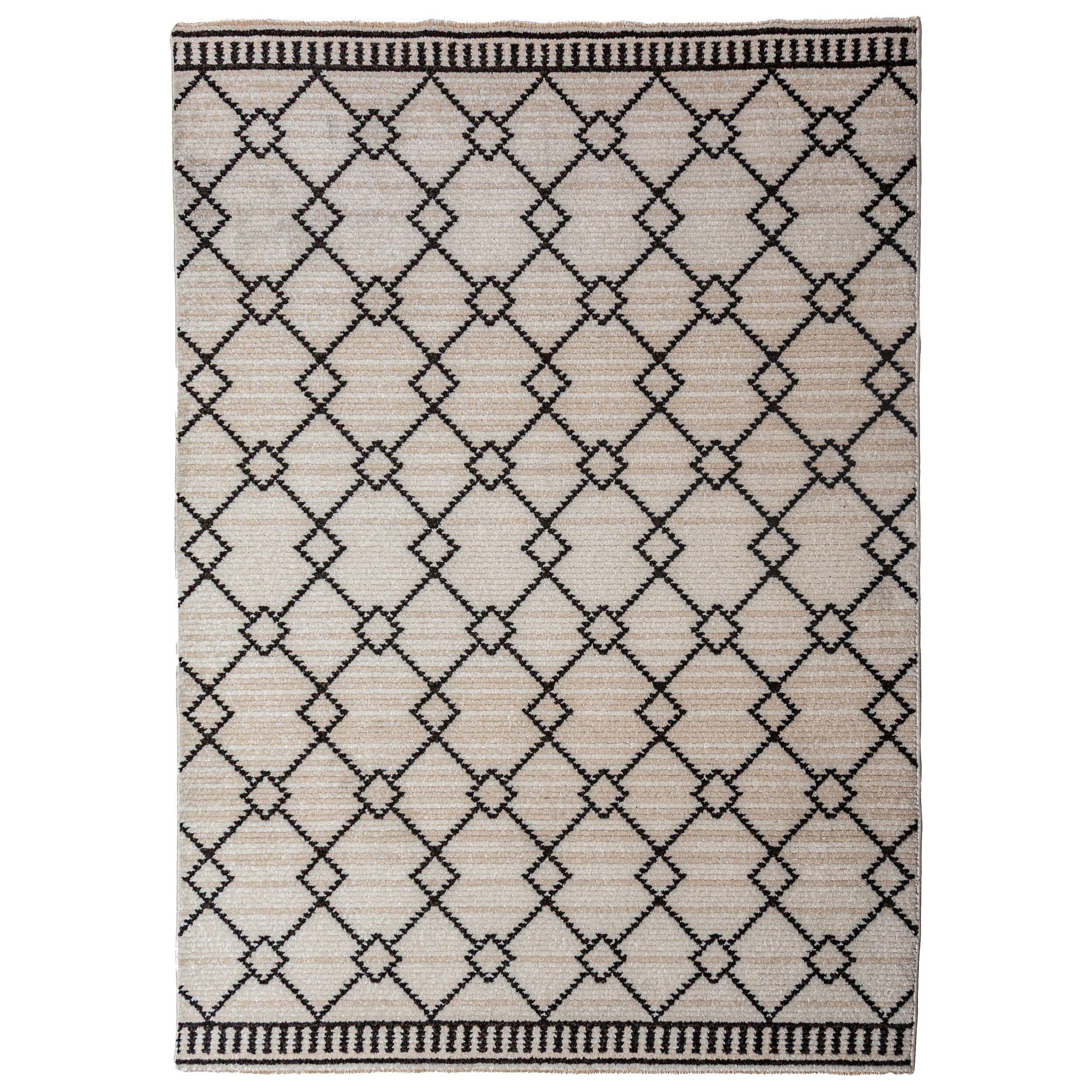 KURZFLORTEPPICH PERRAN, im Berber-Stil, Weiß, 200 x 300 cm - Weiß, Textil (300/200cm) - KADIMA DESIGN