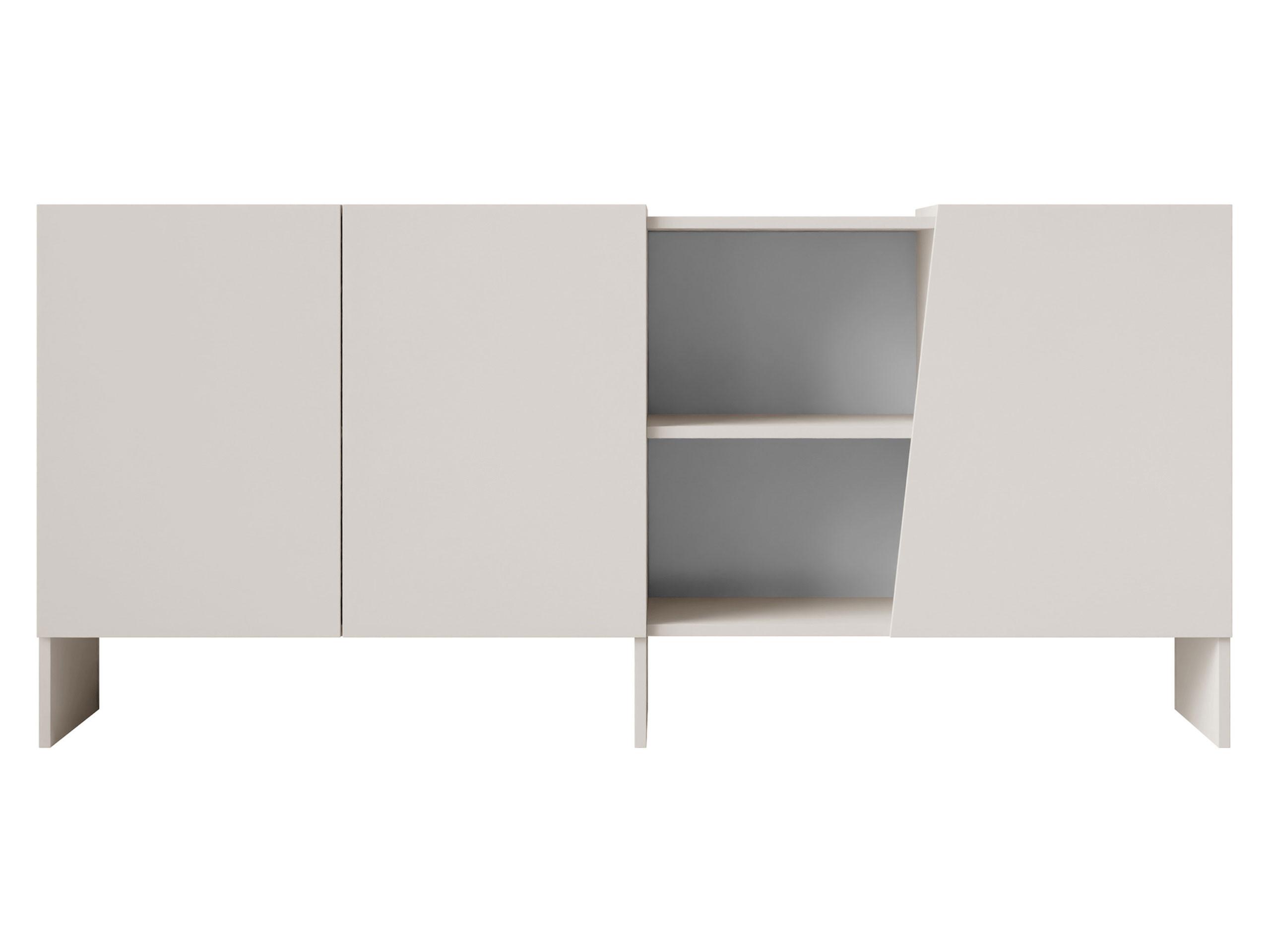 TÜRKOMMODE Edego 160 3D - Kaschmir, Holzwerkstoff (160/73/40cm) - MIRJAN24