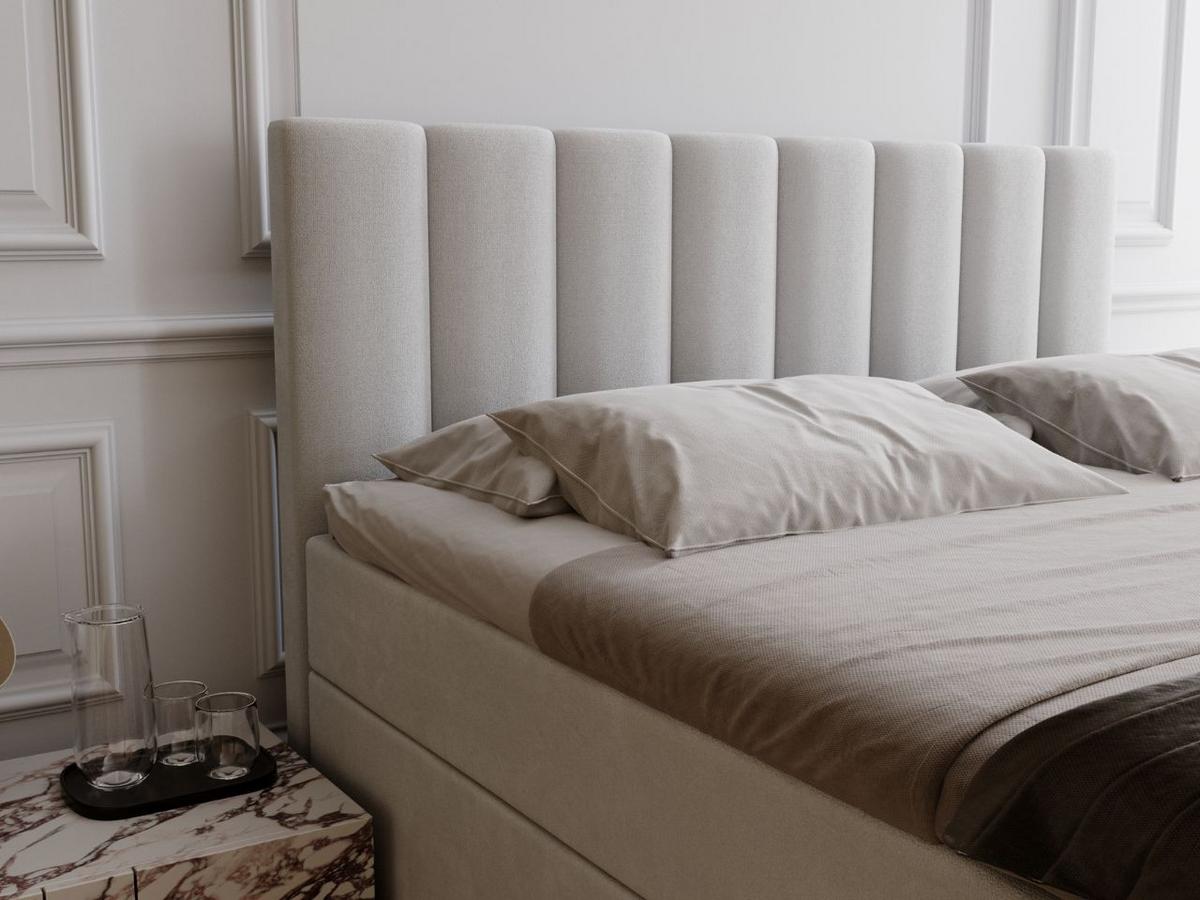 BOXBETT Mocca 140x200 Grau - Grau, Holz/Textil (140/200cm) - Graingold