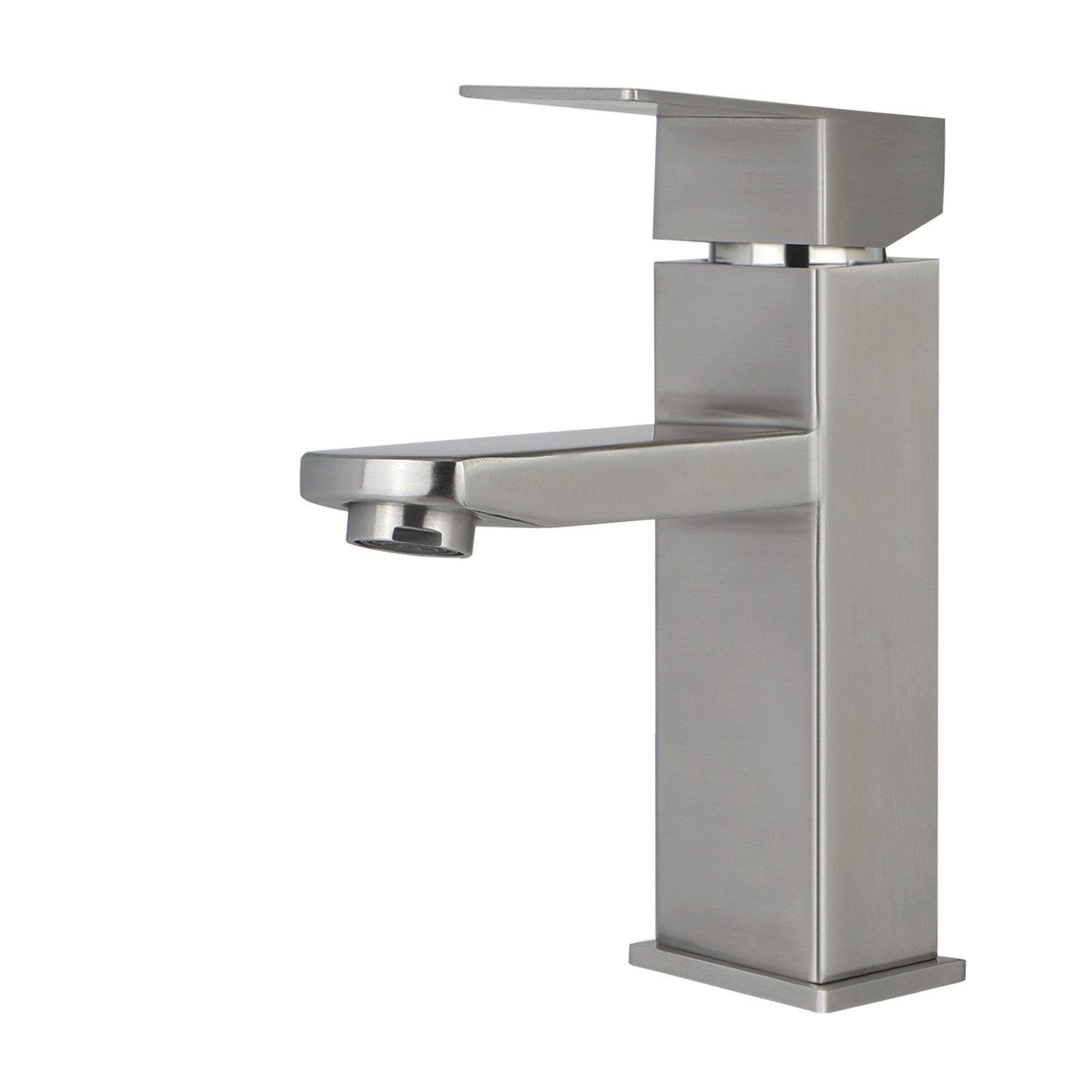 WASCHTISCHARMATUR Regis 0.5/17.3/16.2 cm - Silberfarben, Metall (0.5/17.3/16.2cm) - ZMH
