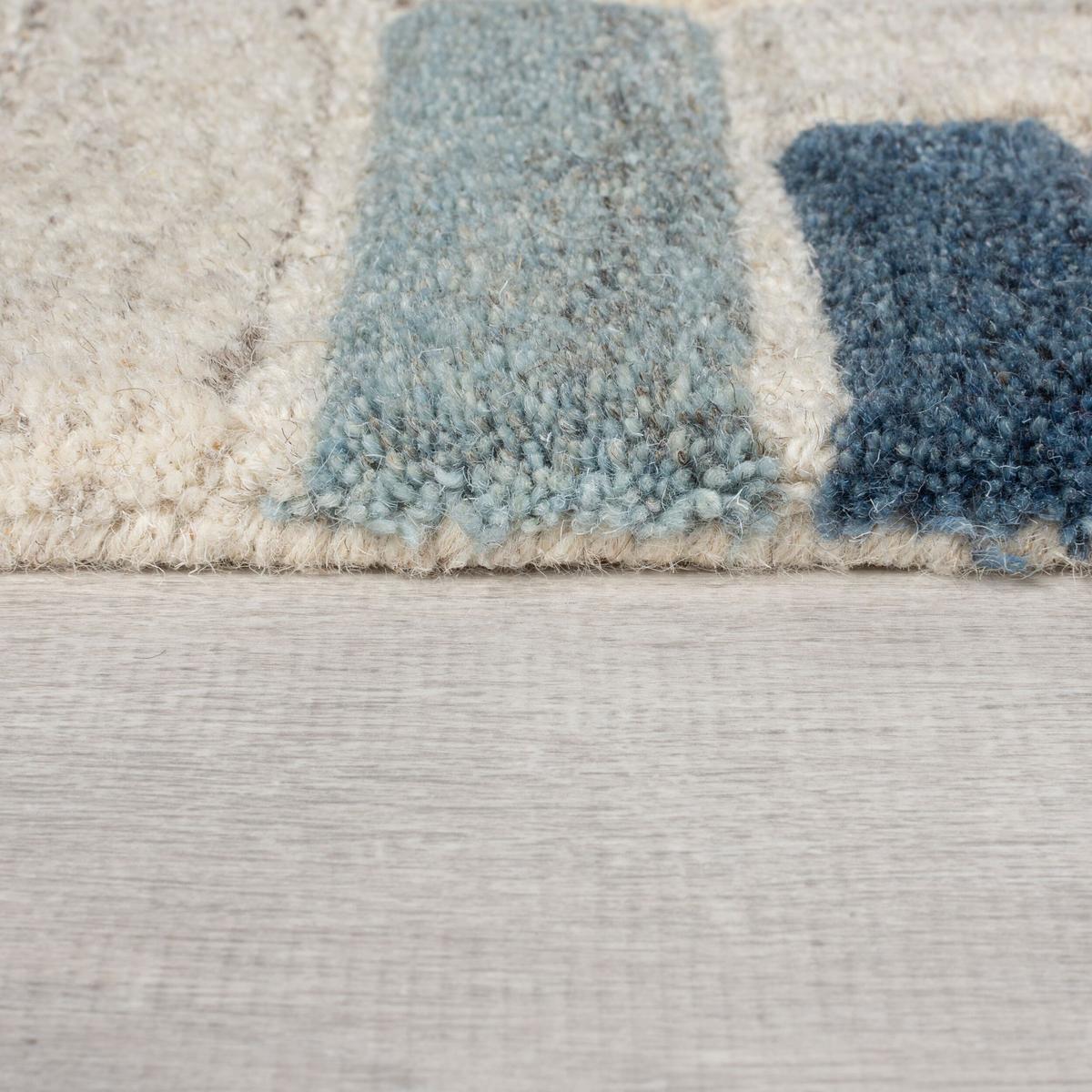 WOLLTEPPICH ESK, geometrisch, Florhöhe 10 mm, Bunt, 160 x 230 cm - Multicolor, Textil (230/160cm) - KADIMA DESIGN